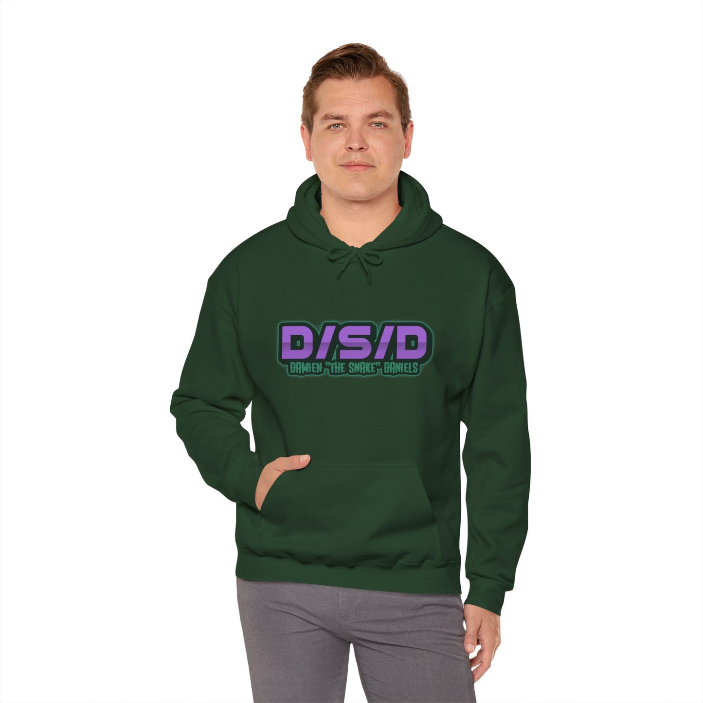 Damien "The Snake" Daniels - Double Sided Hooded Sweatshirt