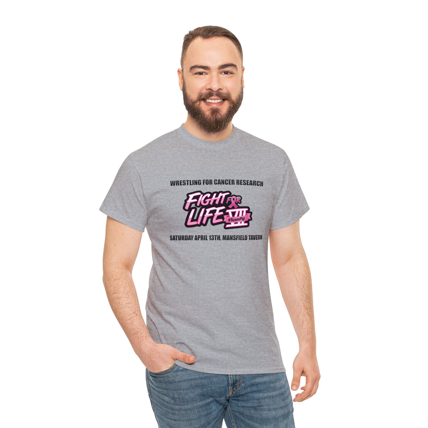 UPW FIGHT FOR LIFE #TEAMPIP 24' PRINTED TEE