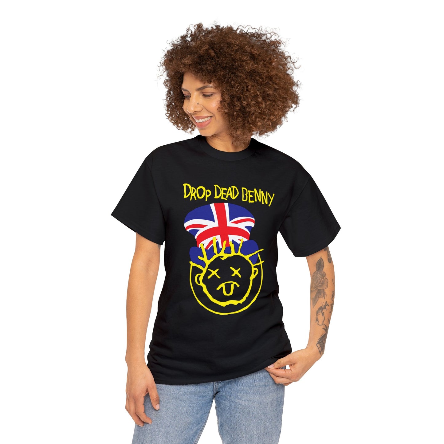 DROP DEAD BENNY - BENNY ENGLISH PRINTED TEE