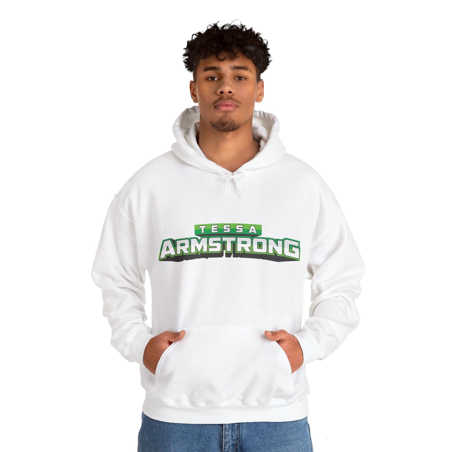 TESSA ARMSTRONG - Double Sided Hooded Sweatshirt