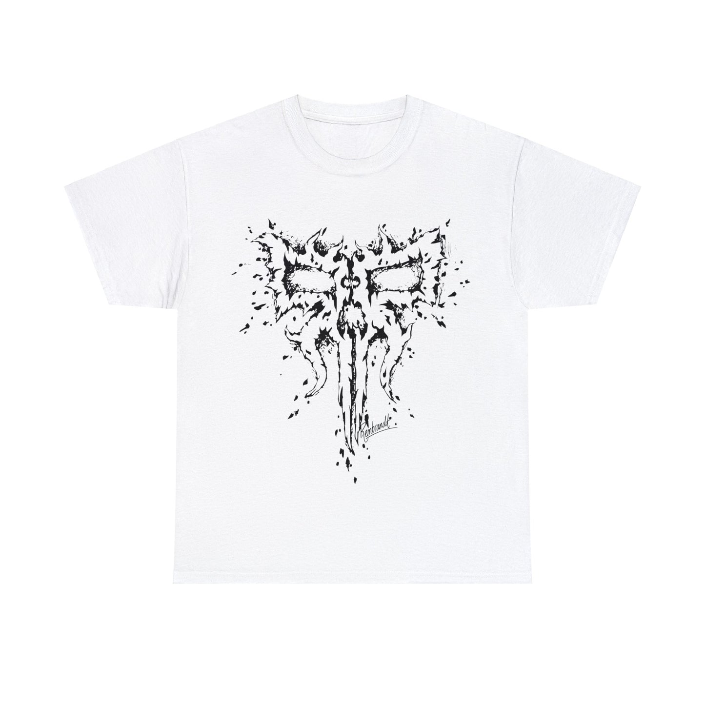 RICKY REMBRANDT 'DOUBLE R' LOGO PRINTED TEE