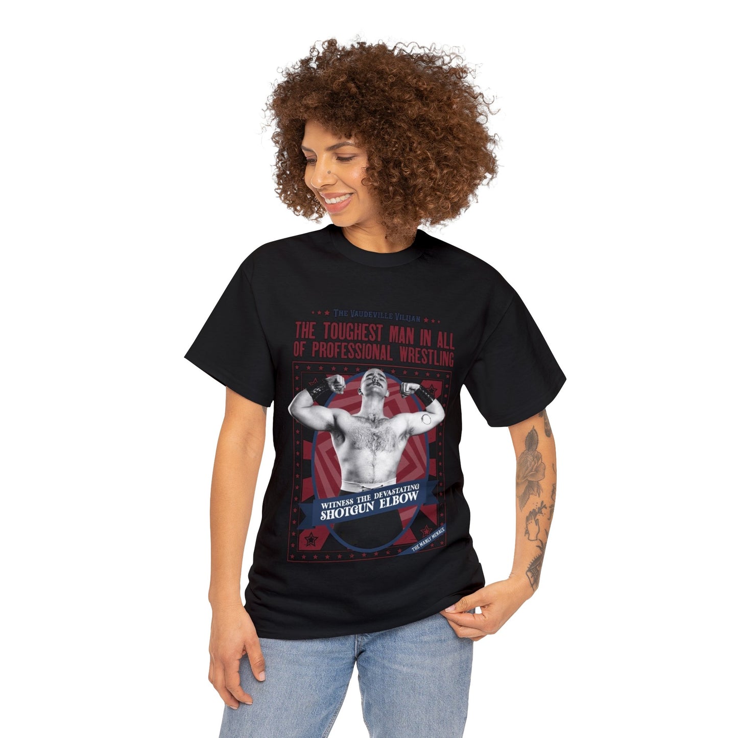 Tommy Winslow - Toughest Man in Wrestling - Printed Tee