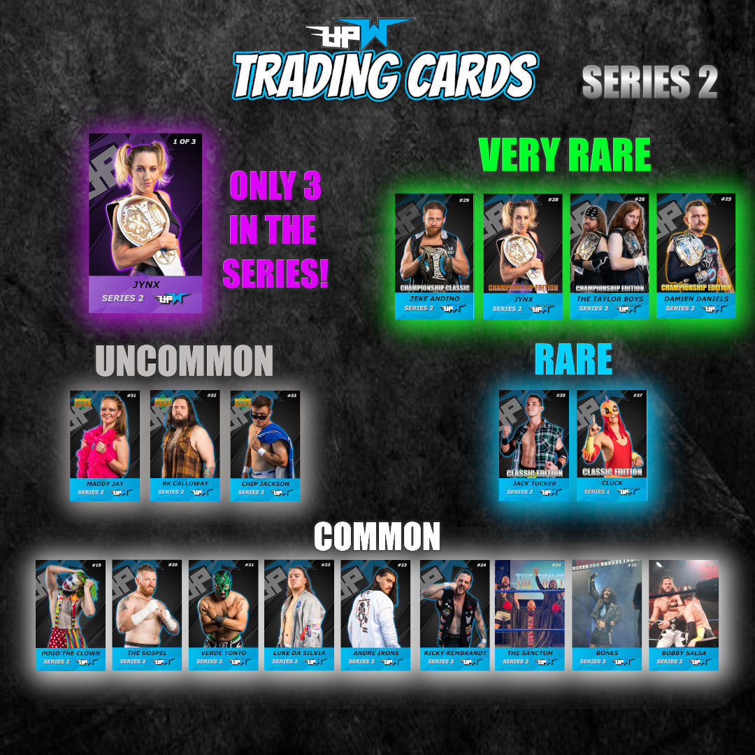 UPW TRADING CARD PACK - SERIES 2!