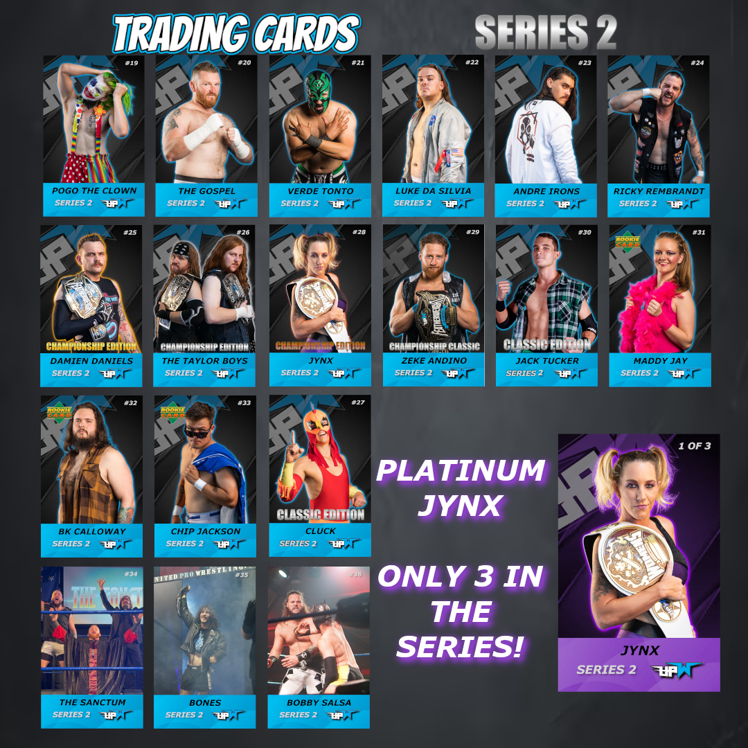 UPW TRADING CARD PACK - SERIES 2!