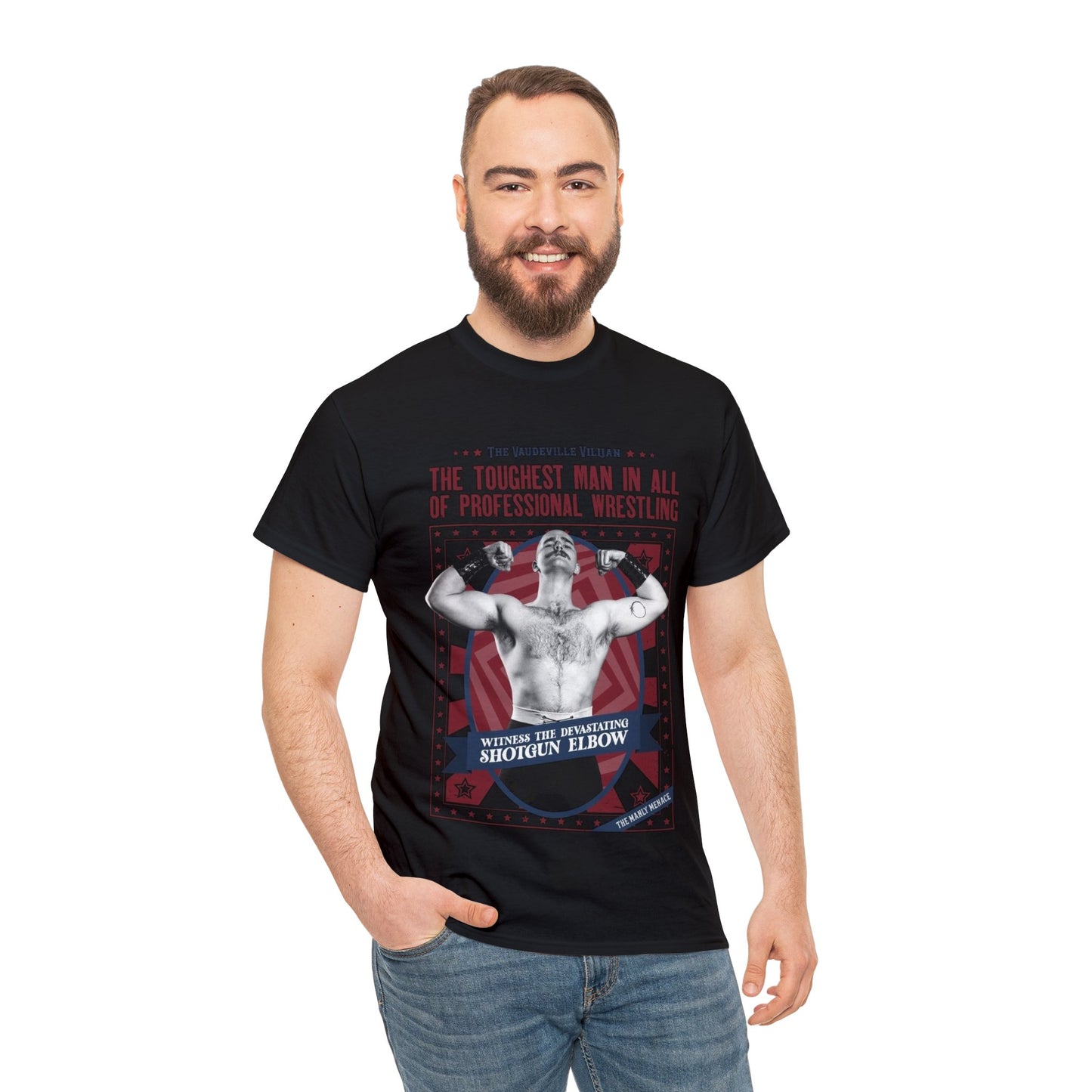 Tommy Winslow - Toughest Man in Wrestling - Printed Tee