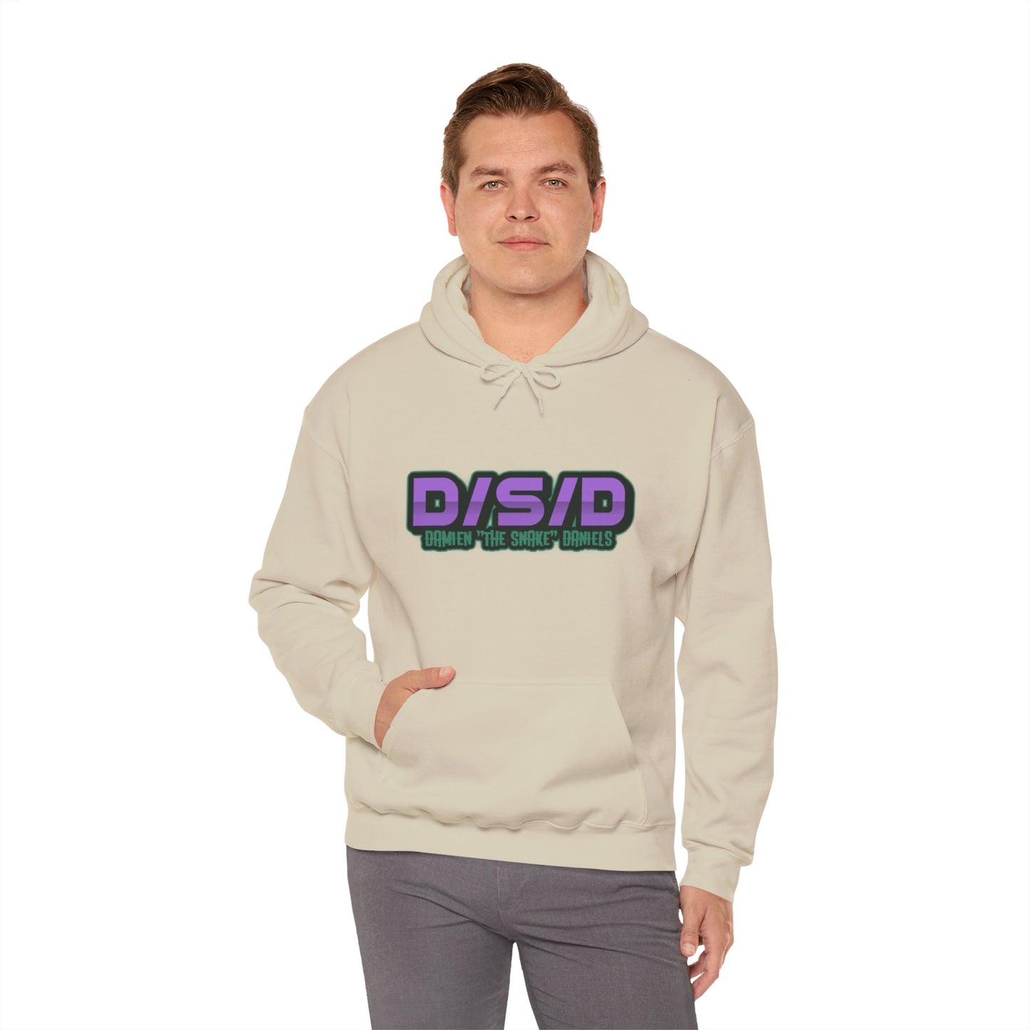 Damien "The Snake" Daniels - Double Sided Hooded Sweatshirt